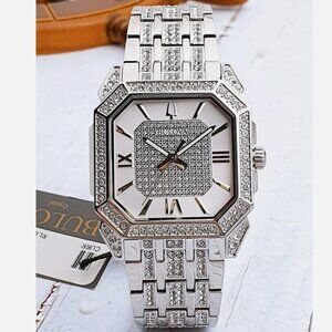 Bulova Octava Silver Tone Stainless Steel Men's Watch